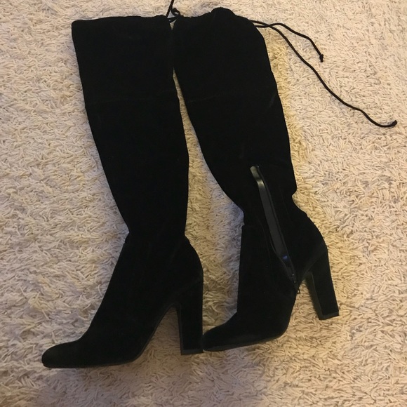 Over the knees suede boots - Picture 2 of 6